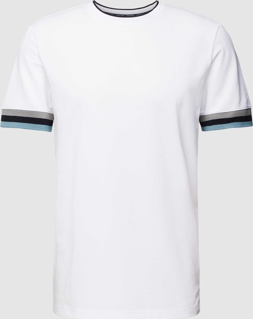 T-shirt Christian Berg w stylu casual z bawełny z krótkim rękawem