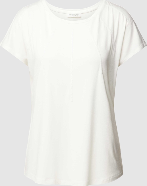 T-shirt Christian Berg Woman w stylu casual z okrągłym dekoltem z krótkim rękawem