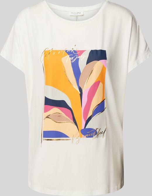 T-shirt Christian Berg Woman z krótkim rękawem w młodzieżowym stylu