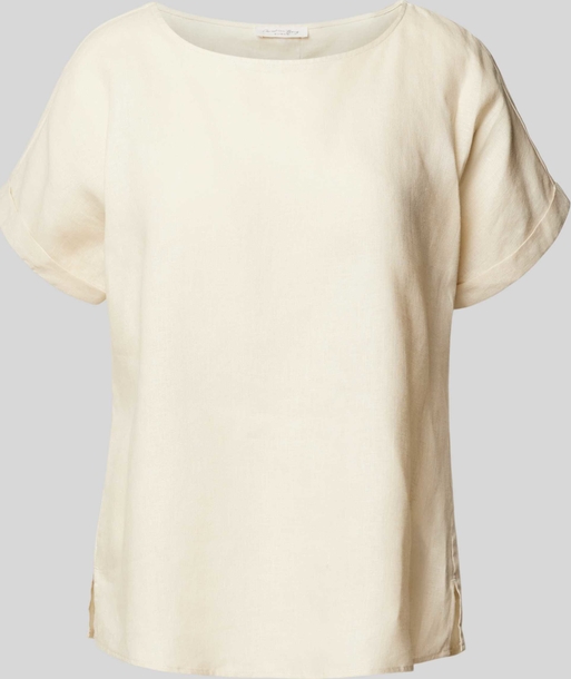 T-shirt Christian Berg Woman z krótkim rękawem w stylu casual z lnu