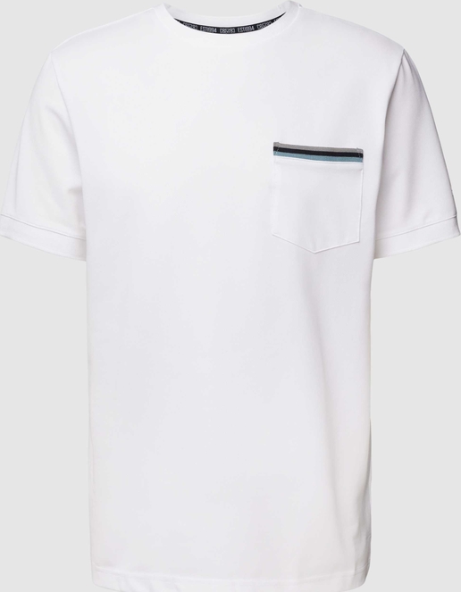 T-shirt Christian Berg z krótkim rękawem w stylu casual