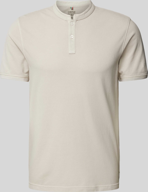 T-shirt Cinque w stylu casual z krótkim rękawem z bawełny