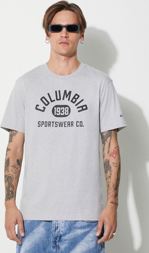 T-shirt Columbia w sportowym stylu