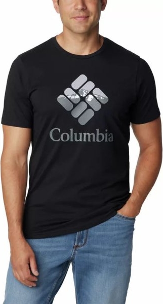 T-shirt Columbia w sportowym stylu z krótkim rękawem