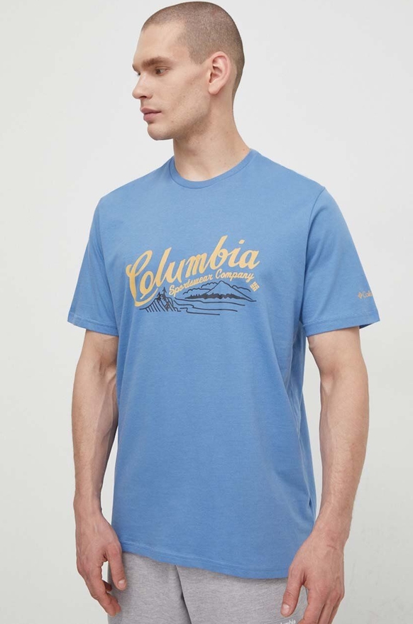 T-shirt Columbia z bawełny