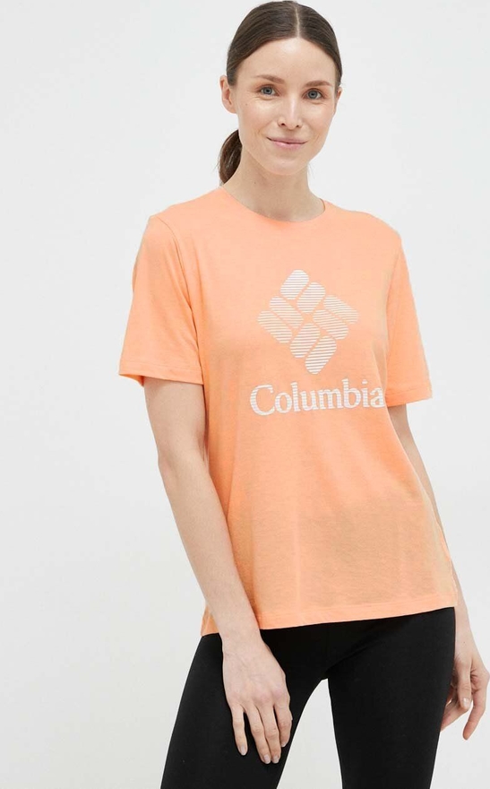 T-shirt Columbia z krótkim rękawem w sportowym stylu