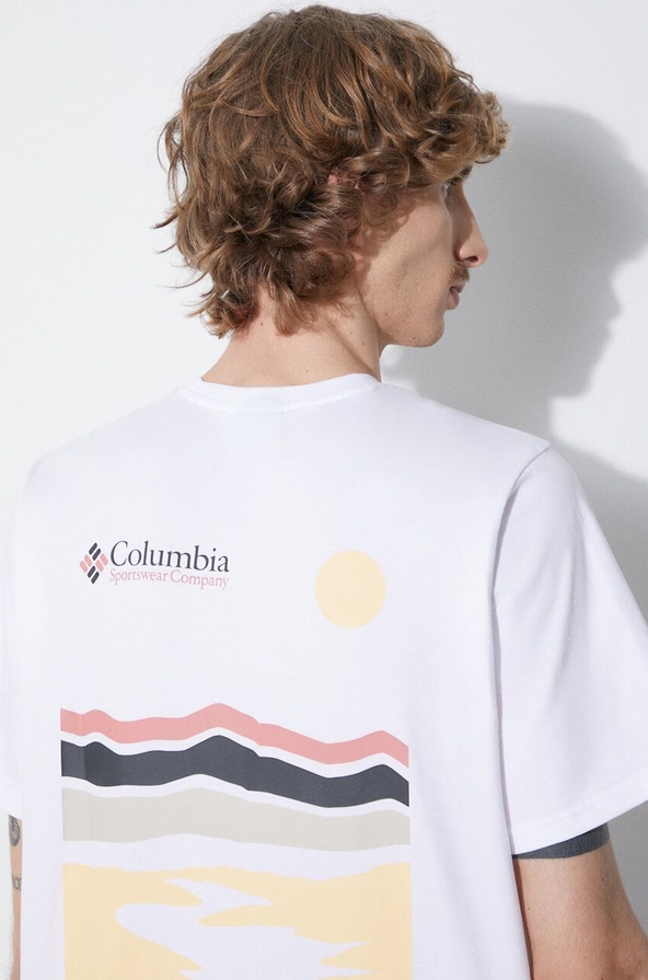 T-shirt Columbia z krótkim rękawem w sportowym stylu