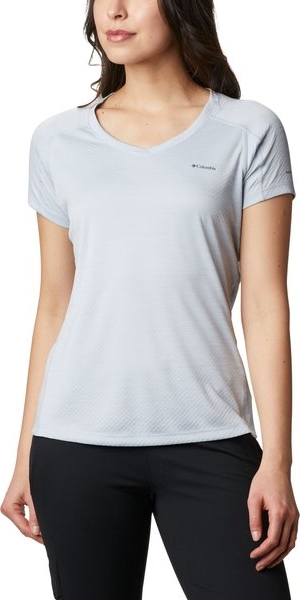 T-shirt Columbia z okrągłym dekoltem w sportowym stylu z krótkim rękawem