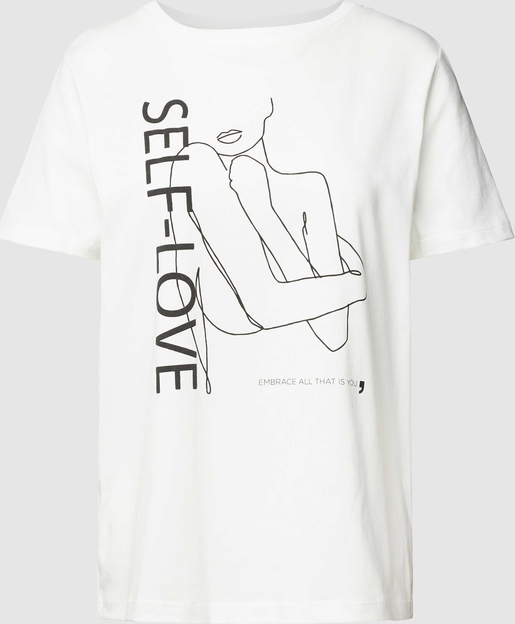 T-shirt comma, z krótkim rękawem