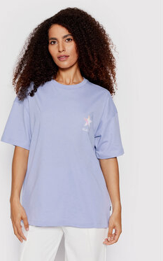 T-shirt Converse w stylu casual z okrągłym dekoltem