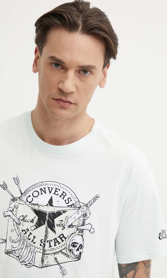 T-shirt Converse z bawełny