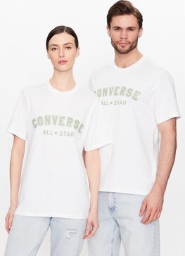 T-shirt Converse z krótkim rękawem w młodzieżowym stylu