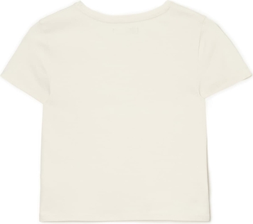 T-shirt Cropp z nadrukiem w młodzieżowym stylu z bawełny