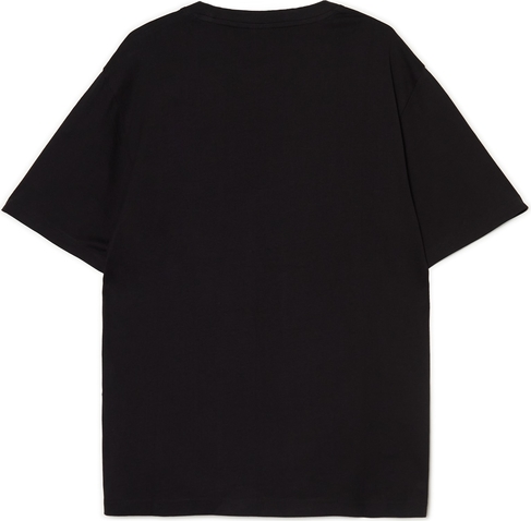 T-shirt Cropp z nadrukiem z krótkim rękawem z bawełny