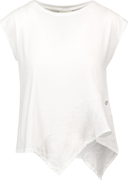 T-shirt Deha w stylu casual z krótkim rękawem z bawełny