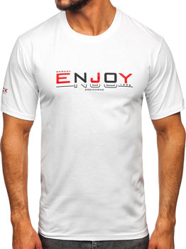 T-shirt Denley z nadrukiem z krótkim rękawem w młodzieżowym stylu