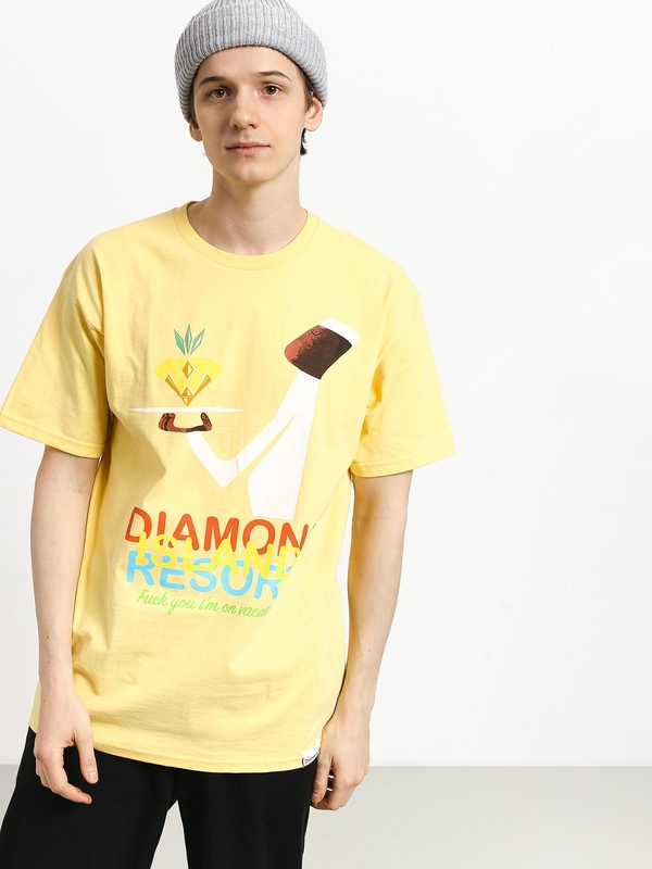 T-shirt Diamond Supply Co. z krótkim rękawem