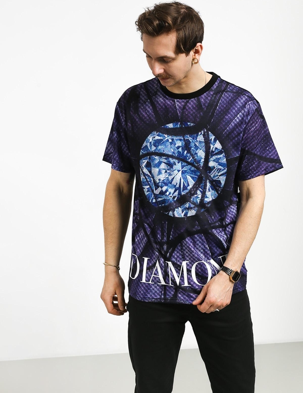 T-shirt Diamond Supply Co. z nadrukiem
