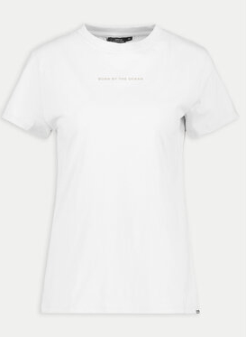 T-shirt Didriksons z okrągłym dekoltem w stylu casual