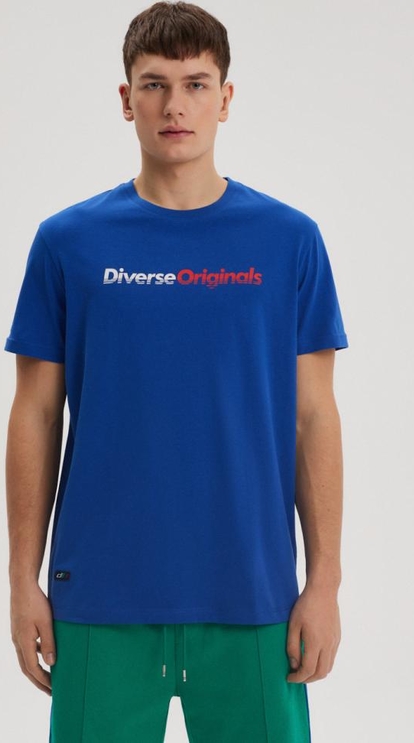 T-shirt Diverse w młodzieżowym stylu z krótkim rękawem