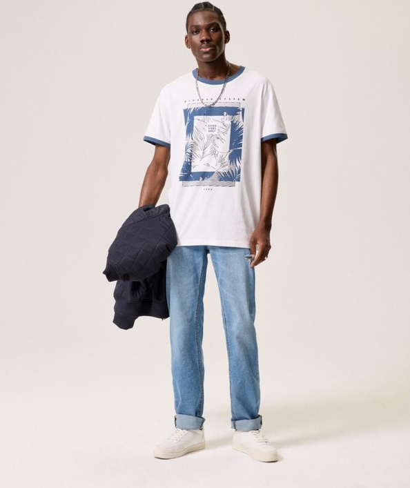 T-shirt Diverse z krótkim rękawem w młodzieżowym stylu