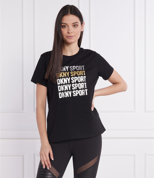 T-shirt DKNY z bawełny