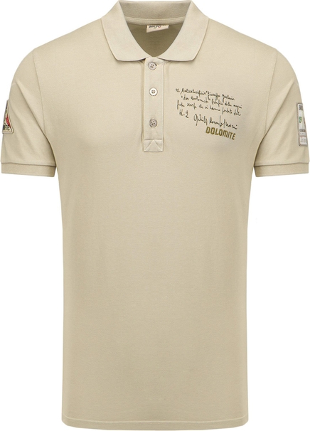 T-shirt Dolomite w stylu klasycznym z krótkim rękawem