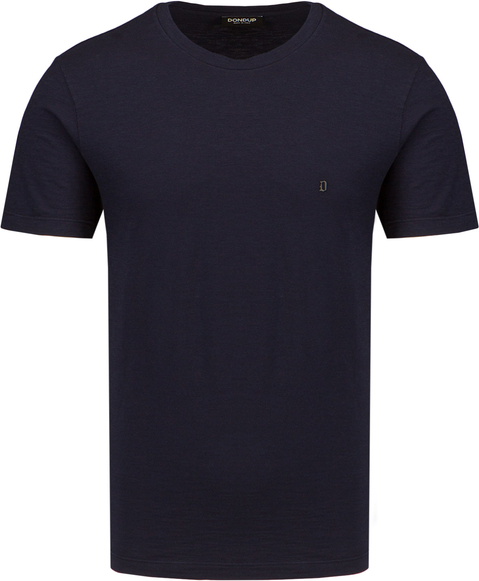 T-shirt Dondup w stylu klasycznym z tkaniny
