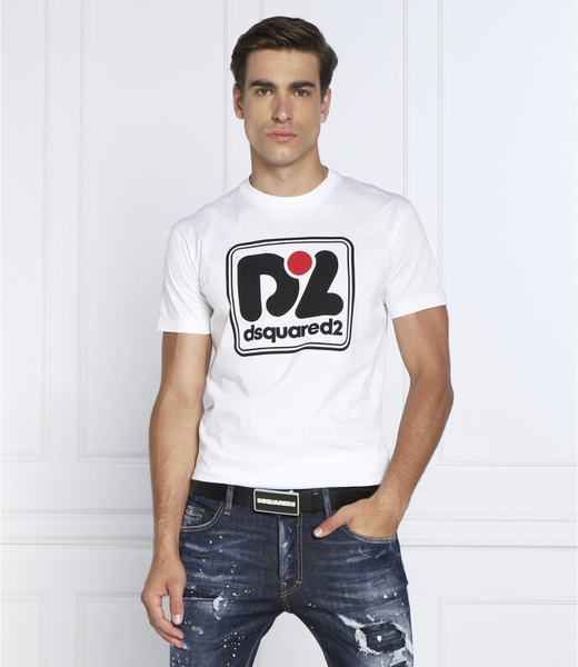 T-shirt Dsquared2 w młodzieżowym stylu