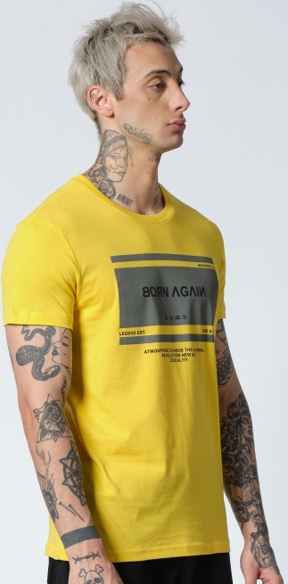 T-shirt Duuf z nadrukiem z krótkim rękawem
