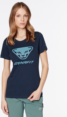 T-shirt Dynafit z krótkim rękawem z okrągłym dekoltem w młodzieżowym stylu