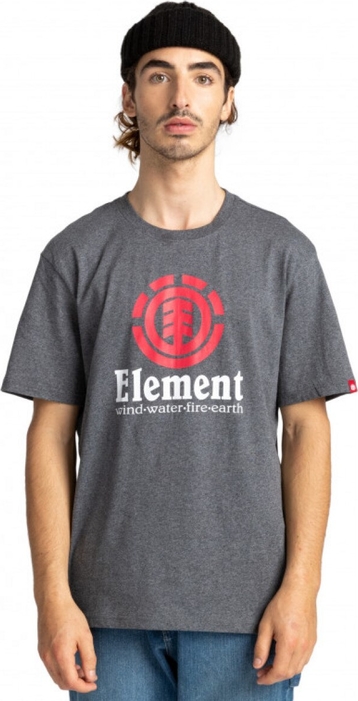 T-shirt Element z nadrukiem w młodzieżowym stylu z bawełny