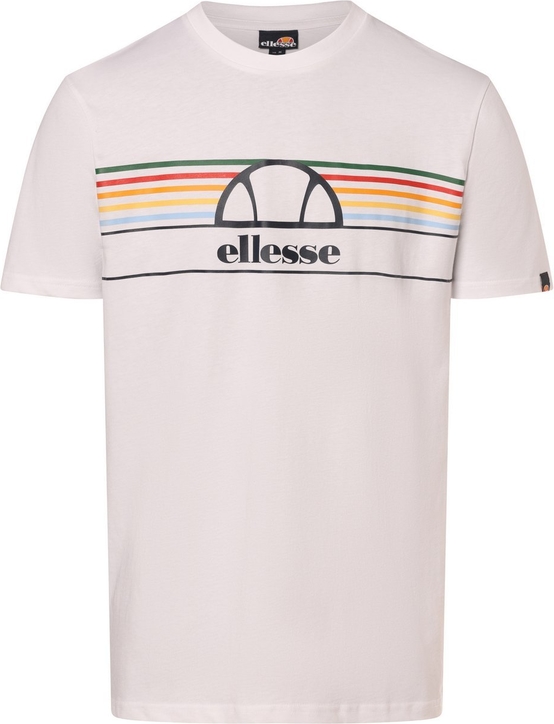 T-shirt Ellesse z nadrukiem w sportowym stylu z krótkim rękawem