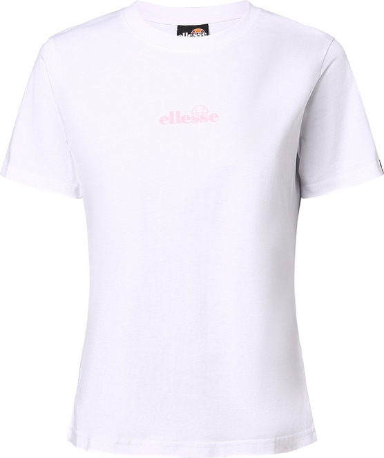 T-shirt Ellesse z okrągłym dekoltem w sportowym stylu z bawełny