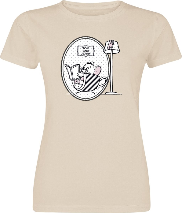 T-shirt emp-shop.pl z okrągłym dekoltem z nadrukiem
