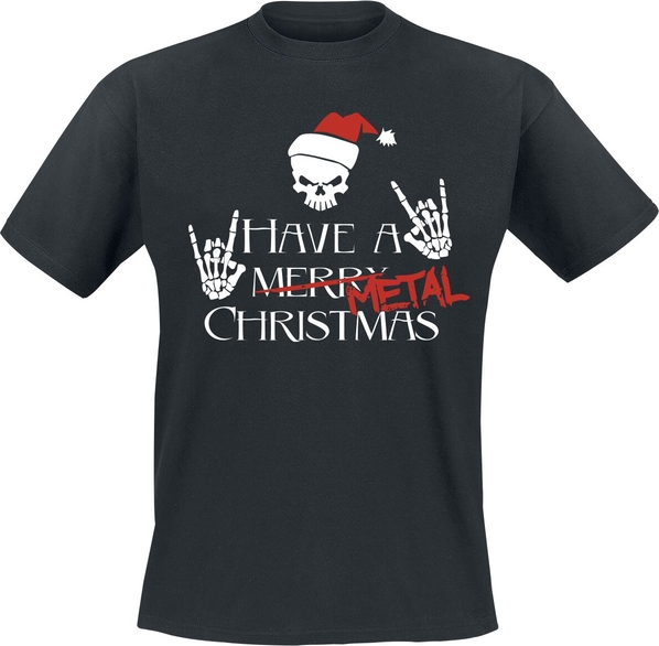 T-shirt Emp w bożonarodzeniowy wzór z krótkim rękawem