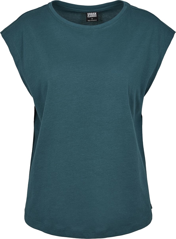 T-shirt Emp z bawełny w stylu casual z krótkim rękawem