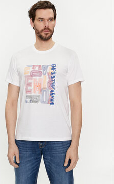 T-shirt Emporio Armani w młodzieżowym stylu z krótkim rękawem z nadrukiem