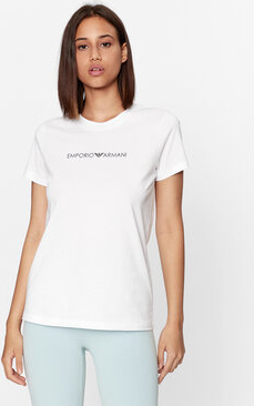 T-shirt Emporio Armani w stylu casual z okrągłym dekoltem