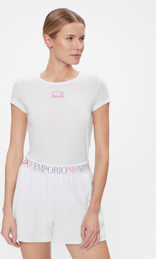 T-shirt Emporio Armani w stylu casual z okrągłym dekoltem