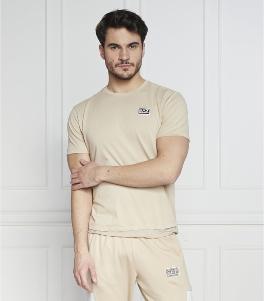 T-shirt Emporio Armani z krótkim rękawem z bawełny w stylu casual