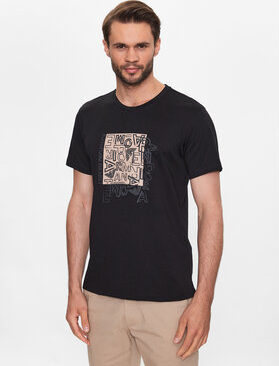 T-shirt Emporio Armani z krótkim rękawem z nadrukiem w młodzieżowym stylu
