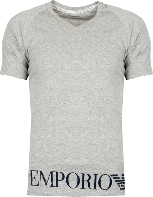 T-shirt Emporio Armani z krótkim rękawem z tkaniny