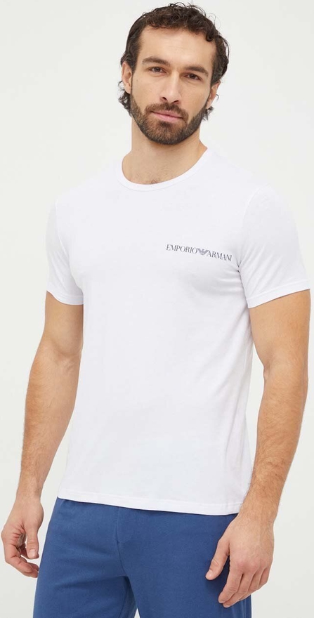 T-shirt Emporio Armani z nadrukiem w stylu casual z krótkim rękawem