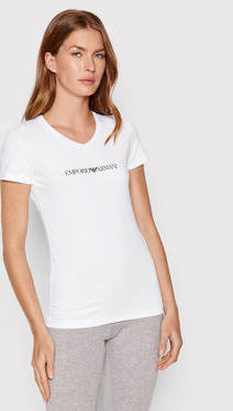 T-shirt Emporio Armani z okrągłym dekoltem z krótkim rękawem w młodzieżowym stylu