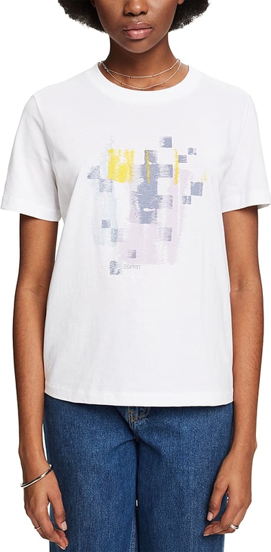T-shirt Esprit w młodzieżowym stylu z krótkim rękawem