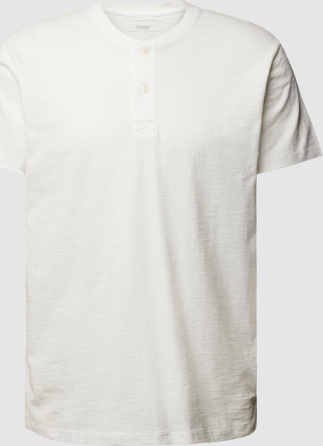 T-shirt Esprit w stylu casual z bawełny z krótkim rękawem