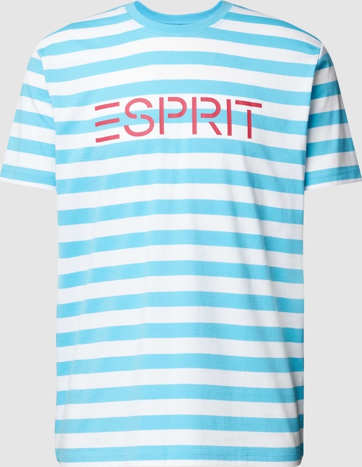T-shirt Esprit z bawełny w młodzieżowym stylu