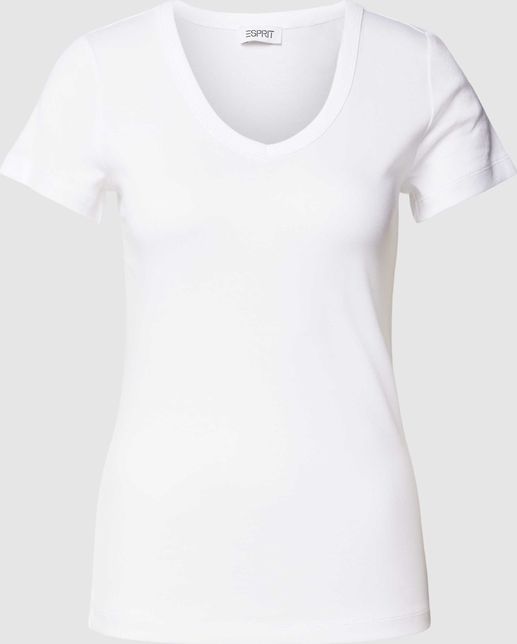 T-shirt Esprit z bawełny w stylu casual
