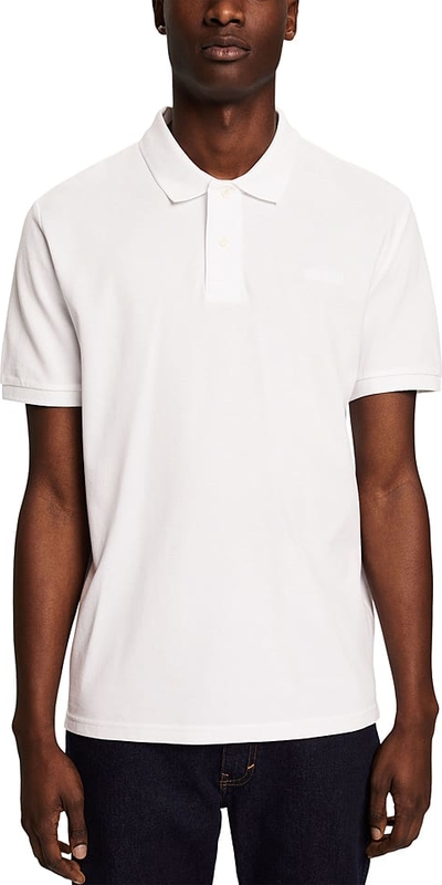 T-shirt Esprit z bawełny w stylu casual z krótkim rękawem